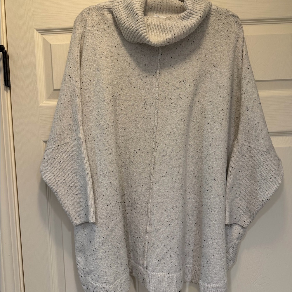 Speckled Turtleneck Sweater
